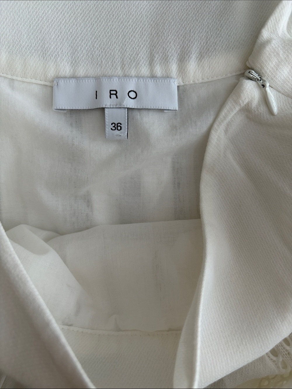 IRO Ginny Skirt in Ecru size 36 - Picture 14 of 17